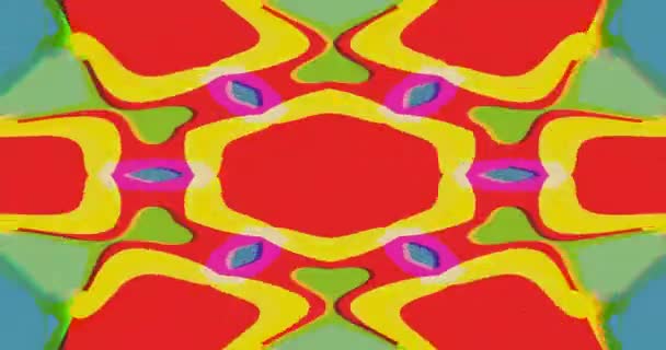 Circuit Χάος Glitch Psychedelic Abstract Background Trippy Art Απρόσκοπτη Βρόχο — Αρχείο Βίντεο