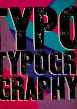 bir kağıdın harflerinden yazı tipi tasarımı