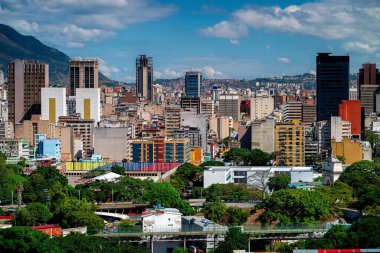Karakas 'ın manzarası. Venezuela 'nın Panoraması.