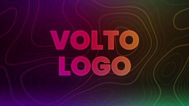 rgb oyuncu renk çizgileri, Stream Overlay Oyuncu RGB Volto Logosu, soyut arkaplan döngüsü