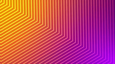 Renkli çizgiler turuncu pembe, arka plan döngü hareket tasarımı