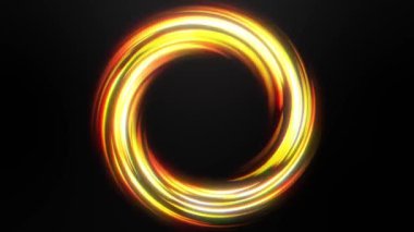 Sarı halka, fraktal ışınlar içinden geçerken enerji portalını andıran alevli bir alev yayar. Sarı halka alevi parıldar.