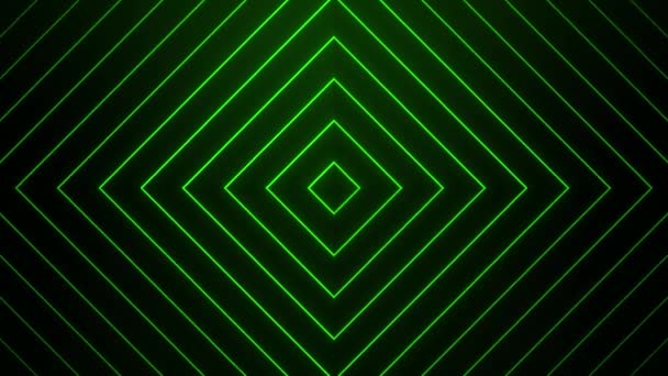 Ein Grüner Sechseckiger Hintergrund Bietet Eine Geometrisch Ansprechende Leinwand Und — Stockvideo