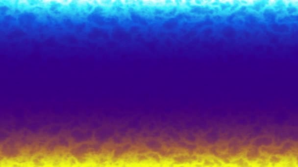 アルファチャンネルが付いている勾配の火抽象的な背景 コピー スペースが付いている軽い青い光線エネルギーの光沢の壁紙 — ストック動画
