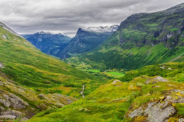 Landscape Pick Mountains Norway — Stock Photo, Image