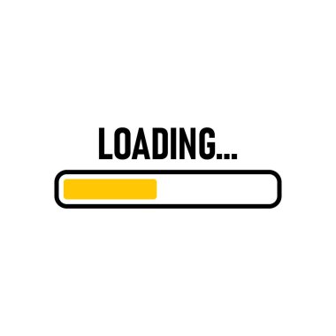 Yükleme işlemi. Sistem güncelleme simgesi. Grafik ve web tasarımı için uygulama ilerleme simgesi güncelleme kavramı. Sistem güncelleme simgesi.