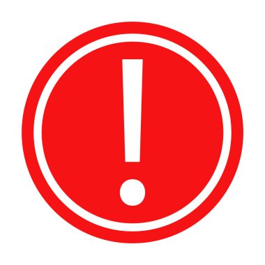 Ünlem işaretli tehlike işareti.