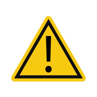 Ünlem işaretli tehlike işareti.