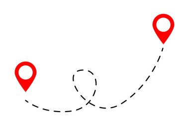 Konum rotası dalgalı