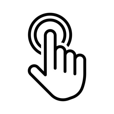 Fare imleci simgesi. vektör çizim