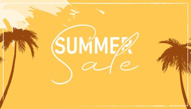 Gerçekçi bulanık merhaba yaz arkaplanı