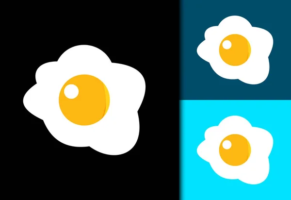 Creative Gradient Fresh Egg Logo Dizájn Vektortervezés — Stock Vector