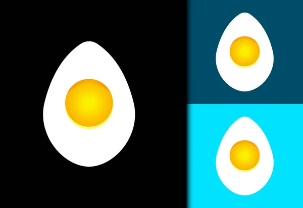 Creative Gradient Fresh Egg Logo Design Vector Design Concept — Stockový vektor