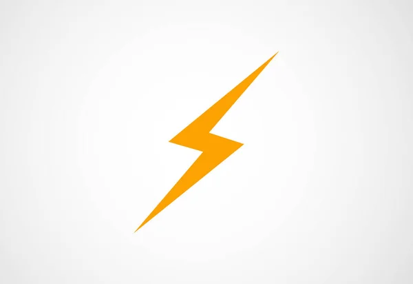 Elektrische Logo Verlichting Bout Donder Bout Ontwerp Logo Template Vector — Stockvector