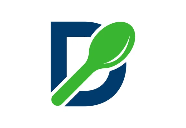 Logo Initial Lettre Avec Symbole Créatif Modèle Conception Vectorielle — Image vectorielle
