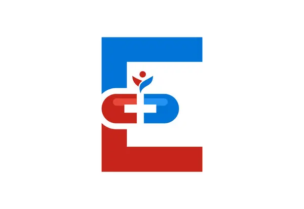 Logo Initial Lettre Avec Symbole Créatif Modèle Conception Vectorielle — Image vectorielle