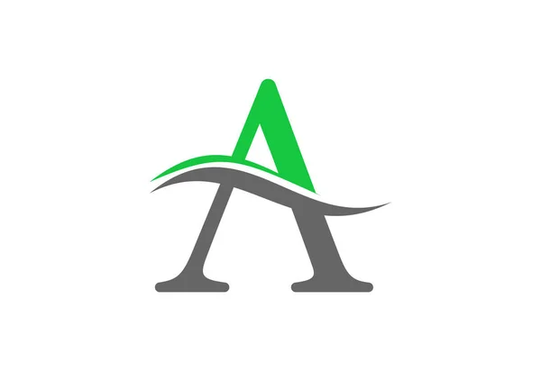 初期の文字ロゴデザイン ベクトルデザインテンプレート — ストックベクタ