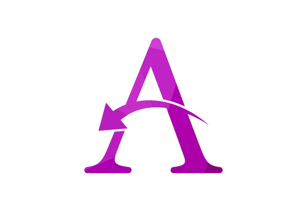 Low Poly Und Anfangsbuchstaben Logo Design Vorlage Vektorillustration — Stockvektor
