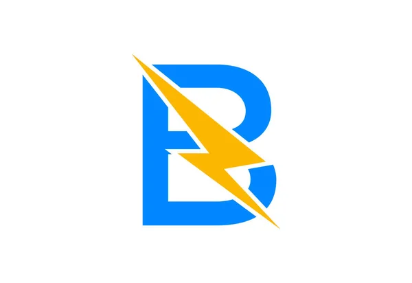 B文字のロゴデザイン ベクターデザインコンセプト — ストックベクタ
