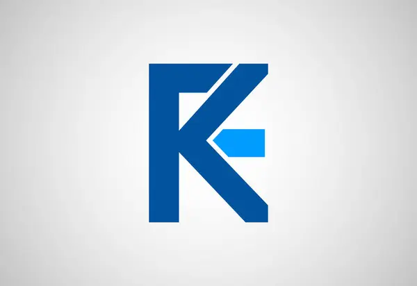 Alphabets Lettre Logo Design Avec Signe Créatif Illustration Vectorielle — Image vectorielle