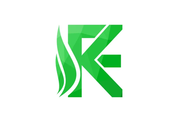 Дизайн Логотипа Низкий Поли Алфавитов Креативным Знаком Векторная Иллюстрация — стоковое фото
