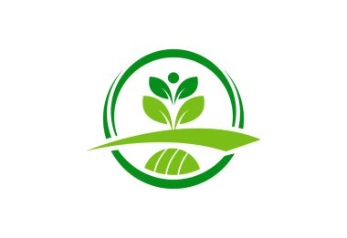 Tarım ve Tarım logosu tasarımı, Vektör Tasarımı Konsepti