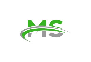 MS Mektup Logo Tasarımı, Vektör Tasarımı Konsepti