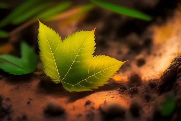 Frunză Estetică Închidere — Fotografie, imagine de stoc
