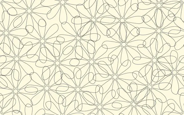 line art floral seamless pattern minimal decorsative simple texture vector patterns design