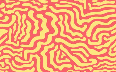 El çizimi beyinsiz eski model renkli 90 'ların vektör dokusu tekstil kağıt baskı paketleme arka plan kağıdı