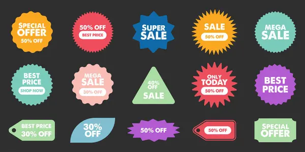 Güneş patlaması fiyat etiketi rozetleri simge set etiket satışı indirimli metin etiketi alışveriş rozeti tanıtımı pazarlama