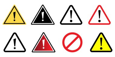 Uyarı simgesi dikkat dikkat dikkat tehlike uyarısı tehlike dikkat sıcak web ünlem işareti siyah düz grafik güvenlik yol işareti üçgen mesaj trafiği