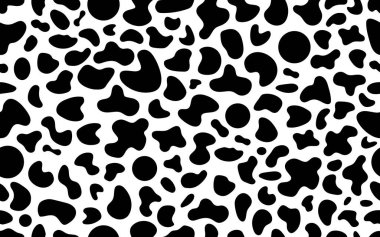 Soyut sıvı siyah şekiller, pürüzsüz desen vektör dokusu kumaş, kağıt baskı ambalajlama arka plan duvar kâğıdı antika stili