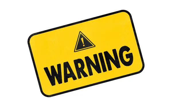 Uyarı işareti risk uyarısı uyarı uyarısı izole edilmiş arka plan güvenlik tehlike grunge etkisi doku düz illüstrasyon