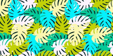 Çiçeksiz yaz yaprağı süslemesiz dekoratif yaratıcı moda renkli yapraklar eski model vektör dokusu kumaş kumaş kağıt baskı duvar kağıdı