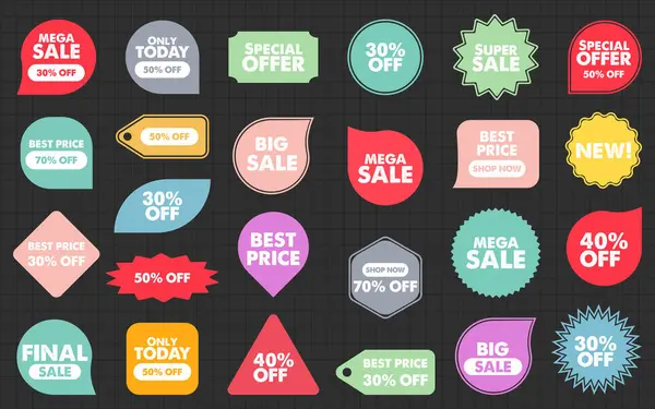 Güneş patlaması etiket etiketleri koleksiyon etiketi satışı indirimli metin etiketi alışveriş rozeti tanıtımı pazarlama