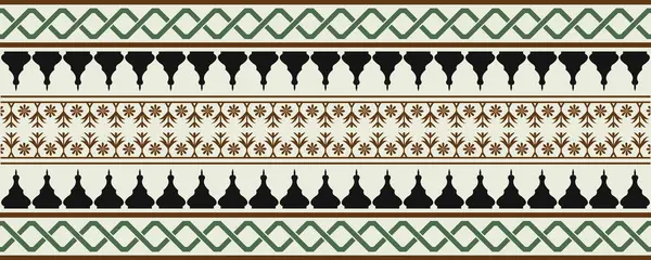 Kusursuz sınır deseni tasarımı yaratıcı antika, sanatsal, çamurlu, eski dekoratif vektör tasarımı.