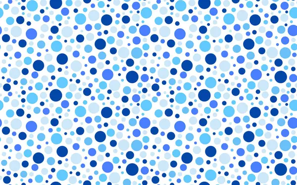 Kusursuz Mavi Nokta Deseni Soyut Çember Arkaplan Serin Tonlarda