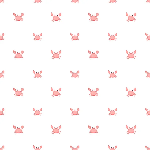 Crabs Seamless Pattern Pattern Textile Cute Crabs High Quality Illustration — Stock Photo, Image