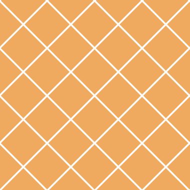 Basit şablon minimalizmi. Turuncu arka planda beyaz kafes. Yüksek kalite fotoğraf