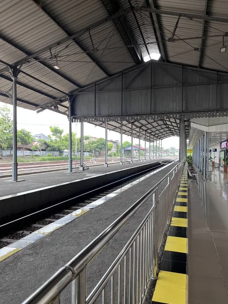 Uitzicht Het Treinstation Van Kediri — Stockfoto