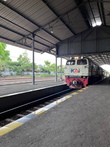 Utsikt Över Tågstationen Kediri — Stockfoto