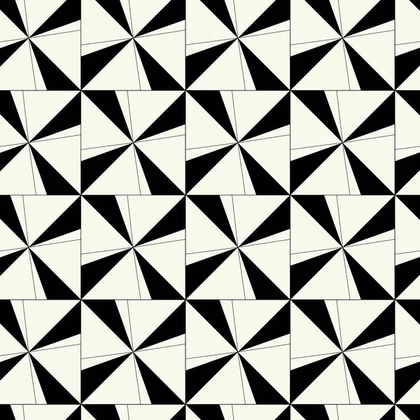 Vektor Monochromes Geometrisches Muster Einfachem Grafischen Design Mode Trendige Geometrie — Stockvektor