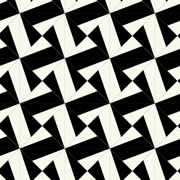 Modèle Géométrique Vectoriel Monochrome Conception Graphique Simple Mode Géométrie Tendance — Image vectorielle