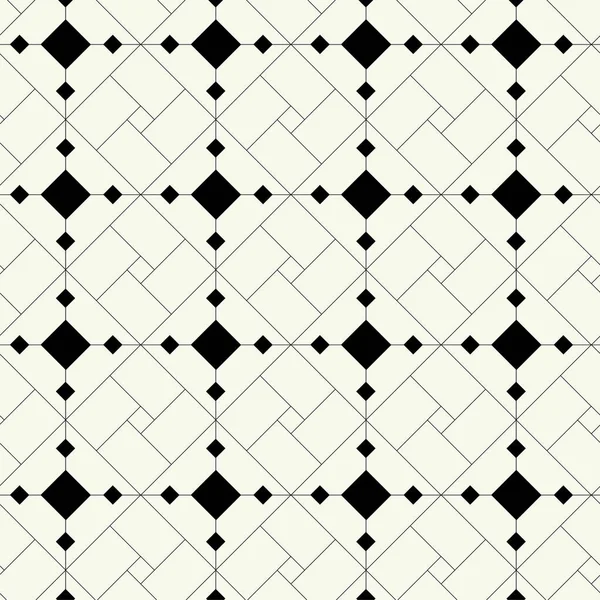 Векторний Монохромний Геометричний Візерунок Ібу Простий Графічний Дизайн Модна Модна — стоковий вектор