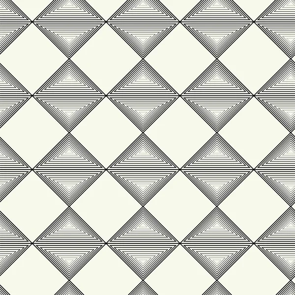 Vektor Monochromes Geometrisches Muster Einfachem Grafischen Design Mode Trendige Geometrie — Stockvektor