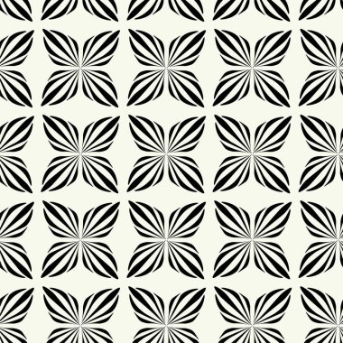 Basit grafik tasarımında vektör monokrom geometrik desen. Moda Moda Geometrisi.