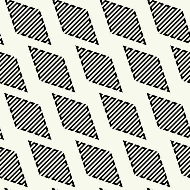 Basit grafik tasarımında vektör monokrom geometrik desen. Moda Moda Geometrisi.