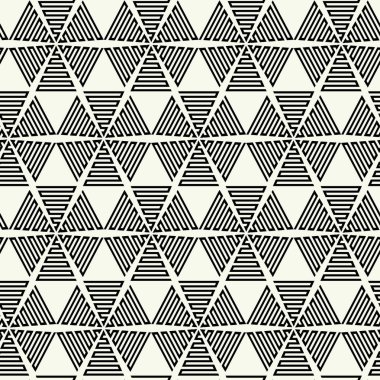 Basit grafik tasarımında vektör monokrom geometrik desen. Moda Moda Geometrisi.