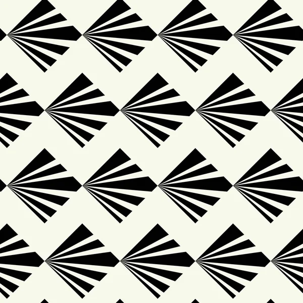 単純なグラフィックデザインでベクトルモノクロ幾何学パターン 流行の幾何学 — ストックベクタ